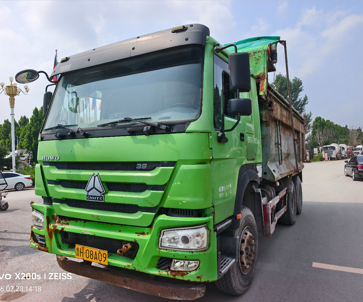 重汽豪沃 HOWO 380马力 8×2 自卸车