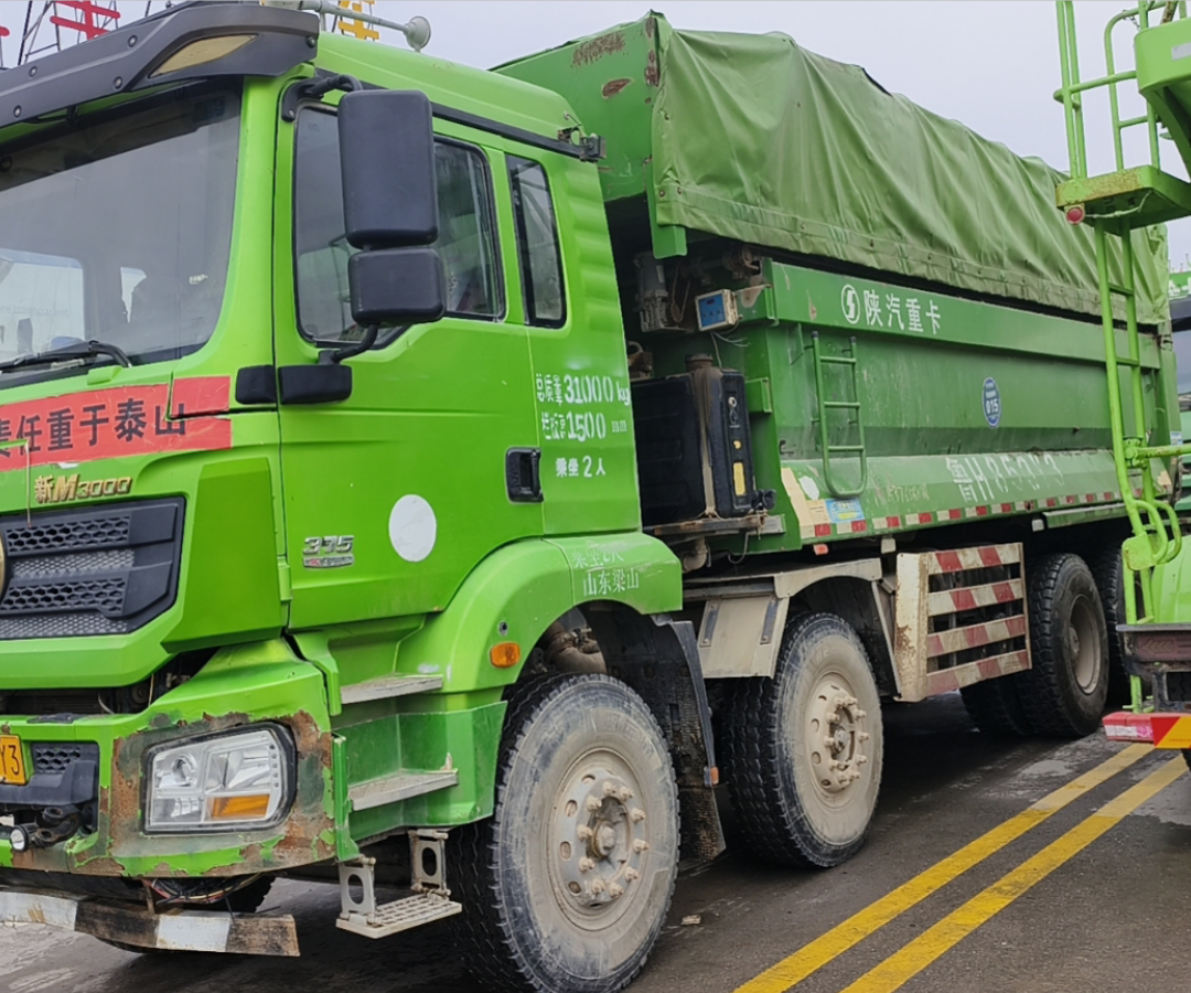 陕汽 德龙新M3000 375马力 8×4 自卸车 2